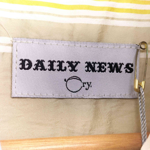 DAILY NEWS Pedro Shirts ナイロン混 マルチボーダー 長袖 シャツ メンズ JPN:M