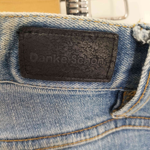 ダンケシェーン Danke Schon ダメージ加工 異素材リペア スキニー デニムパンツ メンズ XL