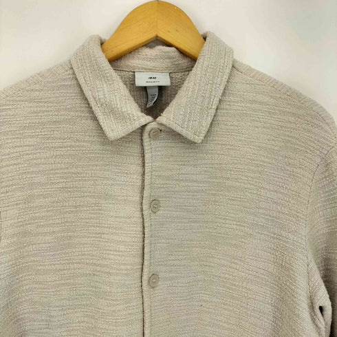 エイチアンドエム H&M レギュラーフィット テクスチャードシャツ メンズ import:M