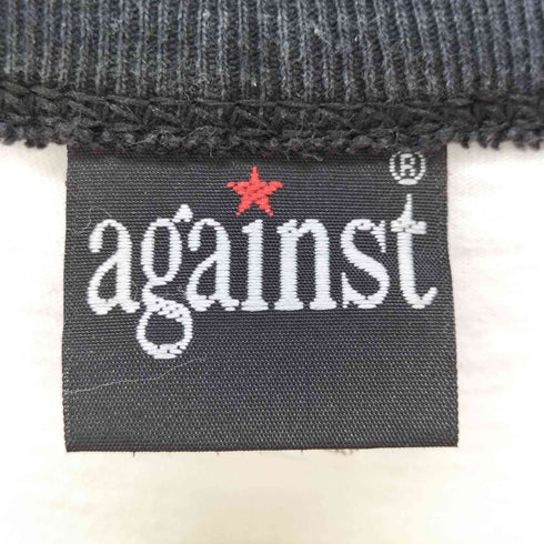 againstボディ アーティストプリント バンド Tシャツ コピーライト2002年 メンズ L