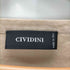 チヴィディーニ CIVIDINI MADE IN ITALY イタリア製 パネル ボーダー ノーカラー ブラウス レディース EUR:46