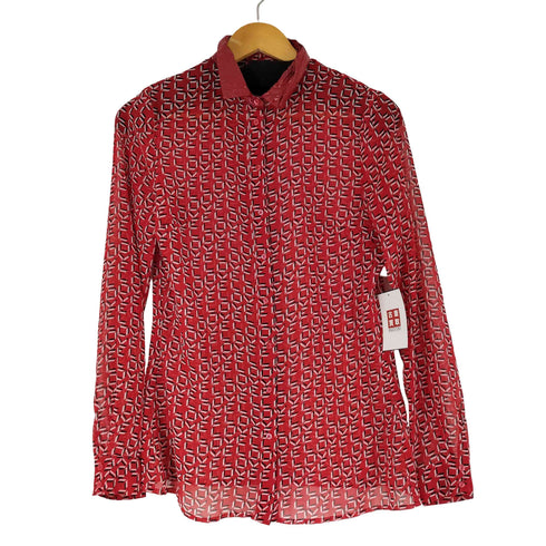 ゲス GUESS BLUZKA ASSIMETRIC PATTERN レディース import:XS