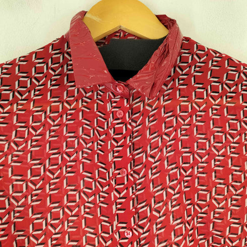 ゲス GUESS BLUZKA ASSIMETRIC PATTERN レディース import:XS