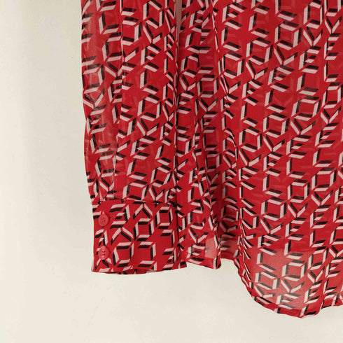 ゲス GUESS BLUZKA ASSIMETRIC PATTERN レディース import:XS