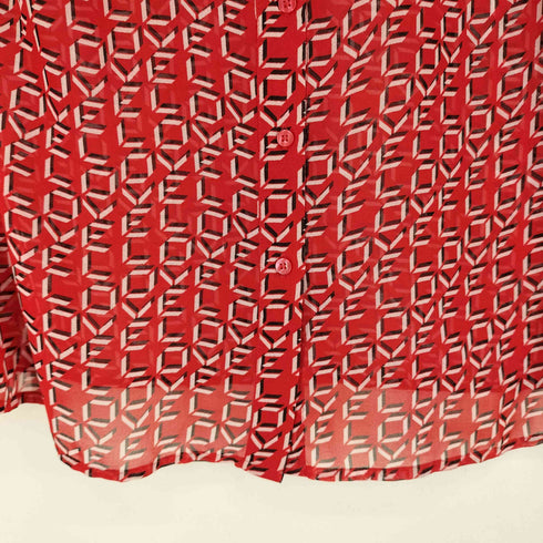 ゲス GUESS BLUZKA ASSIMETRIC PATTERN レディース import:XS