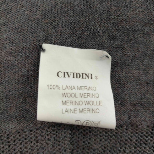 チヴィディーニ CIVIDINI MADE IN ITALY イタリア製 ハイネック メリノ ウール S/S カットソー レディース