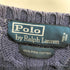 ポロバイラルフローレン Polo by RALPH LAUREN 90S ポニー刺繍 ケーブル編み クルーネック コットンニット セーター レディース import:L
