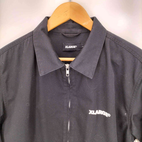 エクストララージ XLARGE WORK JACKET ロゴ 刺繍 プリント ジップアップ ワークジャケット メンズ JPN:L