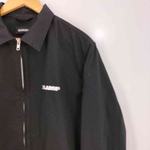 エクストララージ XLARGE WORK JACKET ロゴ 刺繍 プリント ジップアップ ワークジャケット メンズ JPN:L