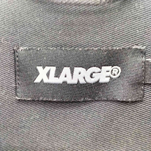 エクストララージ XLARGE WORK JACKET ロゴ 刺繍 プリント ジップアップ ワークジャケット メンズ JPN:L