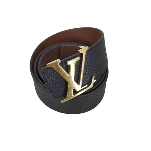 ルイヴィトン LOUIS VUITTON サンチュール イニシャル リバーシブルベルト メンズ