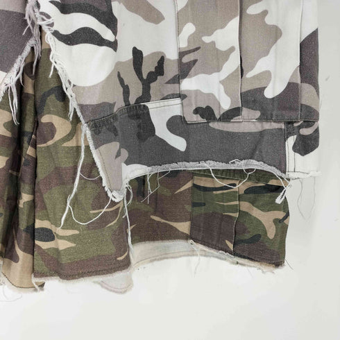 プロジェクトジーアール PROJECT G/R Layered Skirt Camo Cargo Shorts メンズ 1