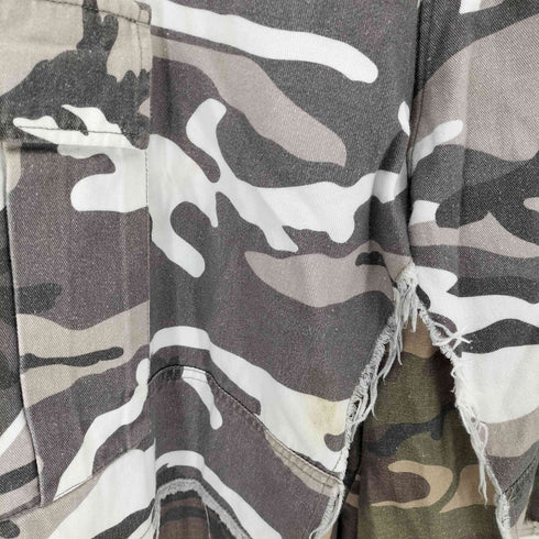 プロジェクトジーアール PROJECT G/R Layered Skirt Camo Cargo Shorts メンズ 1
