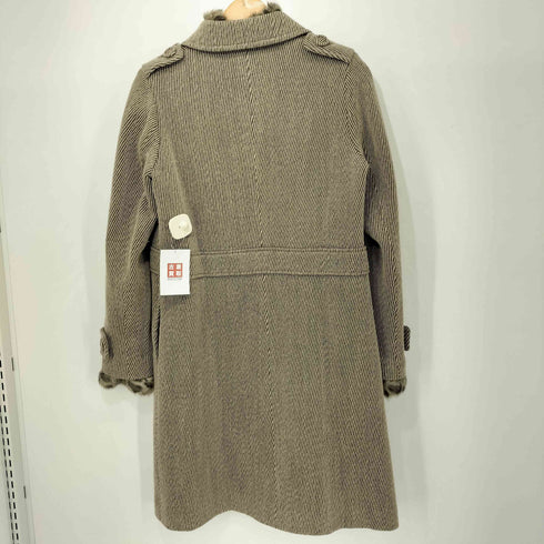 アベイシングエイプ A BATHING APE BAPY 00s Y2K レオパード コーデュロイ ファーコート レディース JPN:M