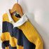 ポロバイラルフローレン Polo by RALPH LAUREN 90S マレーシア製 ポニー刺繍 ボーダー ラガーシャツ メンズ import:XL
