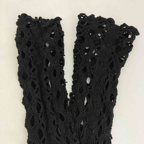 ヨウジヤマモト Yohji Yamamoto クロシェ編み レッグウォーマー レディース FREE