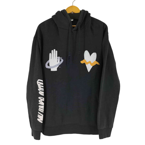 ザラ ZARA 両面プリント プルオーバーパーカー メンズ import:L