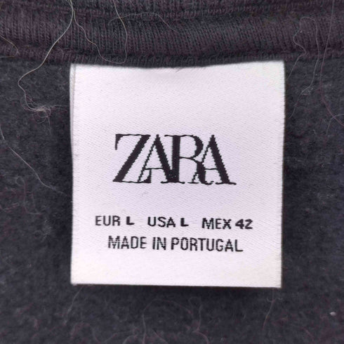 ザラ ZARA 両面プリント プルオーバーパーカー メンズ import:L