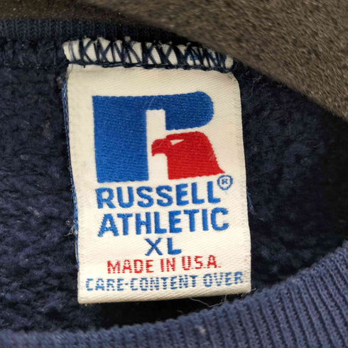 ラッセルアスレチック RUSSELL ATHLETIC 90S USA製 Vガゼット クルーネックスウェット メンズ import:XL