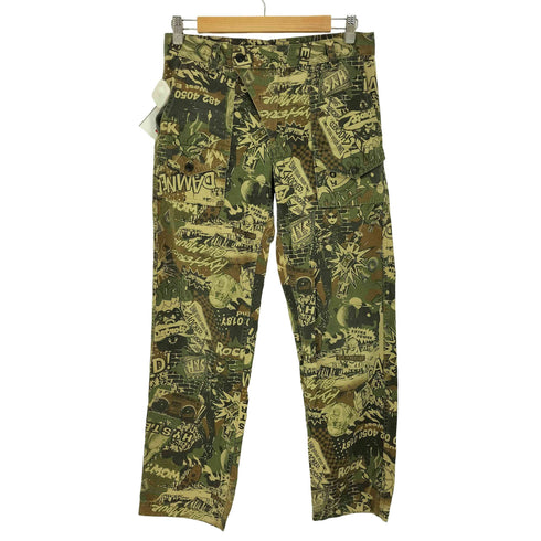 ヒステリックグラマー HYSTERIC GLAMOUR 21SS グラフィック ロゴプリント ベイカーパンツ レディース JPN:S
