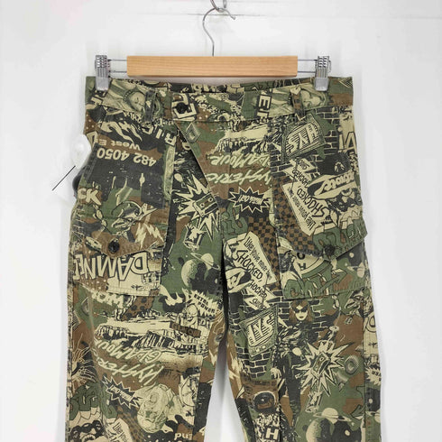 ヒステリックグラマー HYSTERIC GLAMOUR 21SS グラフィック ロゴプリント ベイカーパンツ レディース JPN:S