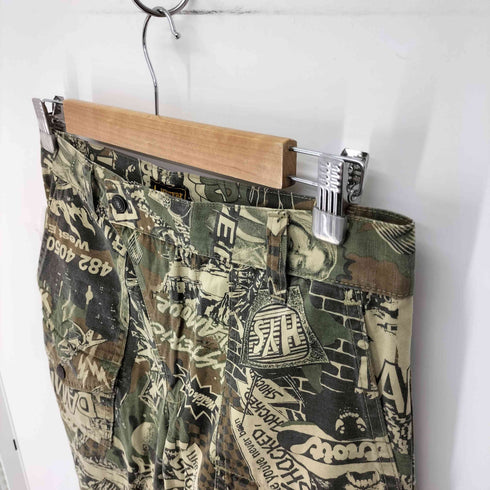 ヒステリックグラマー HYSTERIC GLAMOUR 21SS グラフィック ロゴプリント ベイカーパンツ レディース JPN:S