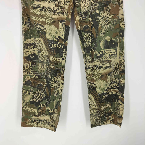 ヒステリックグラマー HYSTERIC GLAMOUR 21SS グラフィック ロゴプリント ベイカーパンツ レディース JPN:S