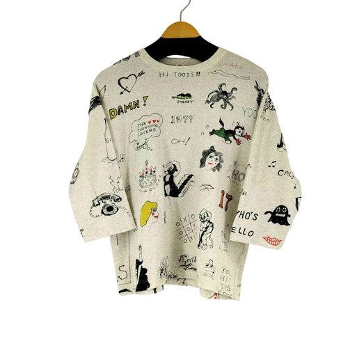 ボヘミアンズ BOHEMIANS 七分丈 総柄 スウェット レディース JPN:S