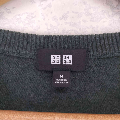 ユニクロ UNIQLO カシミヤVネックセーター(長袖) メンズ JPN:M