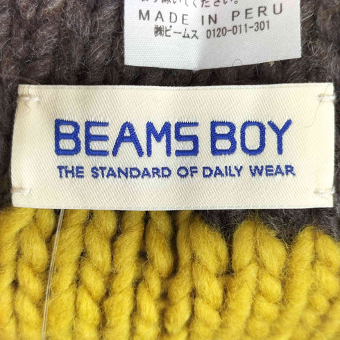 ビームスボーイ BEAMS BOY 2トーン イヤーキャップ レディース