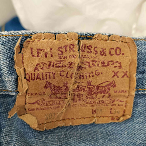 リーバイス Levis 90S USA製 ボタン裏520 501 ボタンフライ デニムパンツ メンズ US:28-29