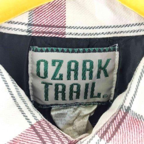 オザークトレイル OZARK TRAIL 90S 香港製 裏地キルティングチェックシャツ メンズ L