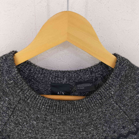 アルマーニエクスチェンジ ARMANI EXCHANGE Fair Isle Sweater Heather Crew Neck メンズ XL
