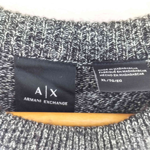 アルマーニエクスチェンジ ARMANI EXCHANGE Fair Isle Sweater Heather Crew Neck メンズ XL