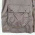 DRAWING COTTONS 裏地チェック コーデュロイ切替 オイルドクロスジャケット メンズ import:XL