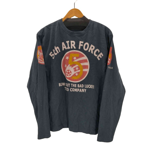 テッドカンパニー TED COMPANY 5TH AIR FORCE クルーネック L/S Tシャツ メンズ 42