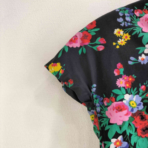 ケンゾーパリス KENZO PARIS ヴィンテージ花柄 ノースリーブシャツ レディース import:M
