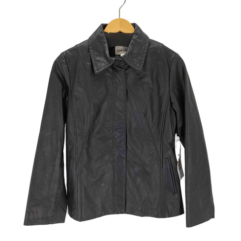 ALPHA CUBIC COW LEATHER 比翼ジップ カウレザージャケット レディース 11AR