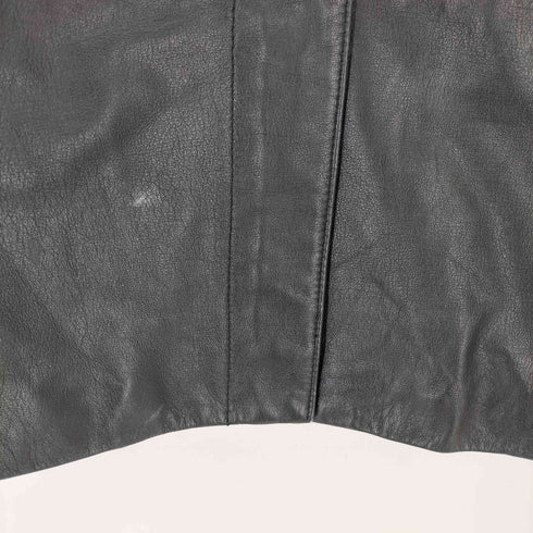 ALPHA CUBIC COW LEATHER 比翼ジップ カウレザージャケット レディース 11AR