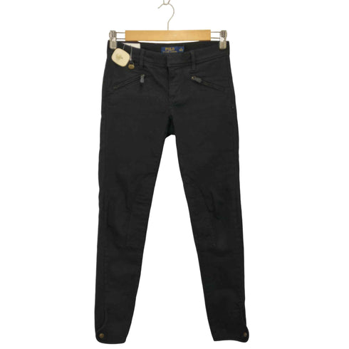 ポロラルフローレン POLO RALPH LAUREN 裾 スナップボタン スリムパンツ レディース 160