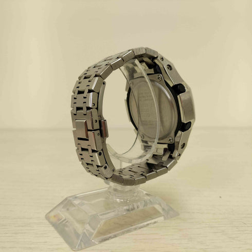 カシオ CASIO G-SHOCK シルバーメタル カスタム gma-s2100-1a メンズ