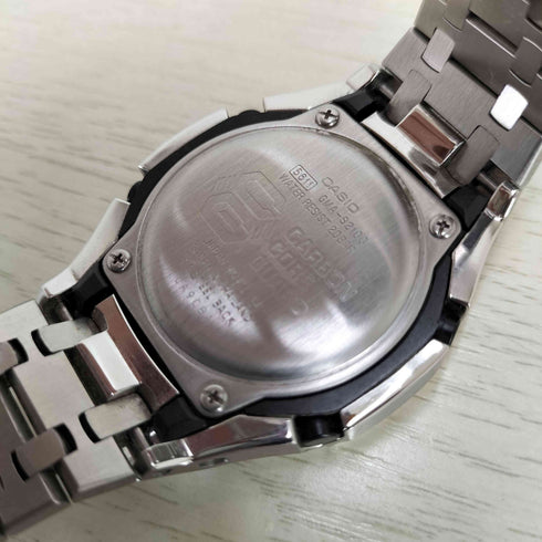 カシオ CASIO G-SHOCK シルバーメタル カスタム gma-s2100-1a メンズ
