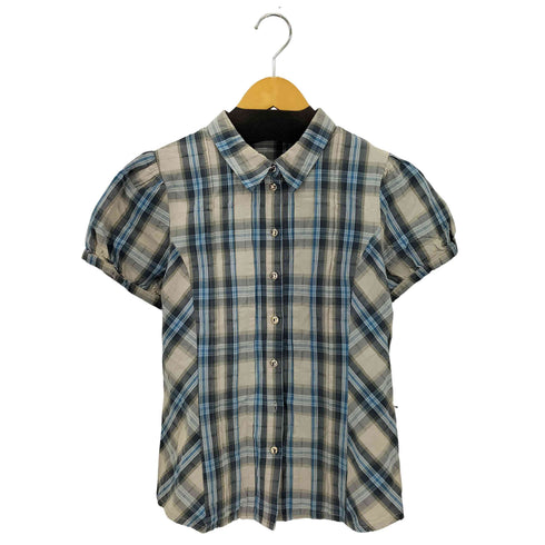 IDF チェック柄 スリム S/S シャツ casual レディース 165/88A