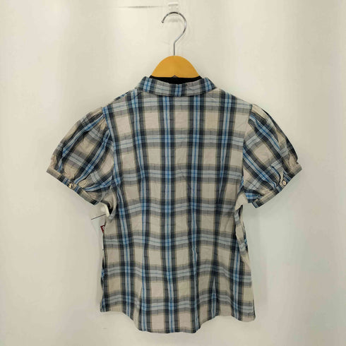 IDF チェック柄 スリム S/S シャツ casual レディース 165/88A