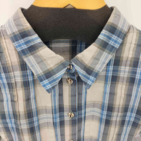 IDF チェック柄 スリム S/S シャツ casual レディース 165/88A
