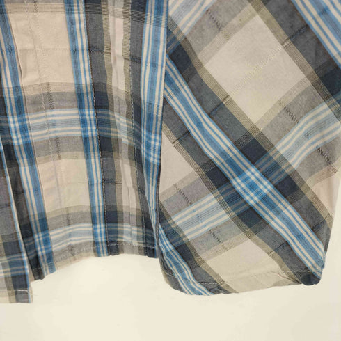 IDF チェック柄 スリム S/S シャツ casual レディース 165/88A