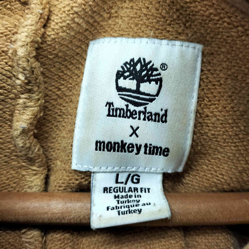 ティンバーランド Timberland Sweat Hoodie Back Zip メンズ L/G