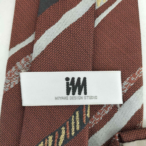 イッセイミヤケ ISSEY MIYAKE シルク 総柄ネクタイ メンズ