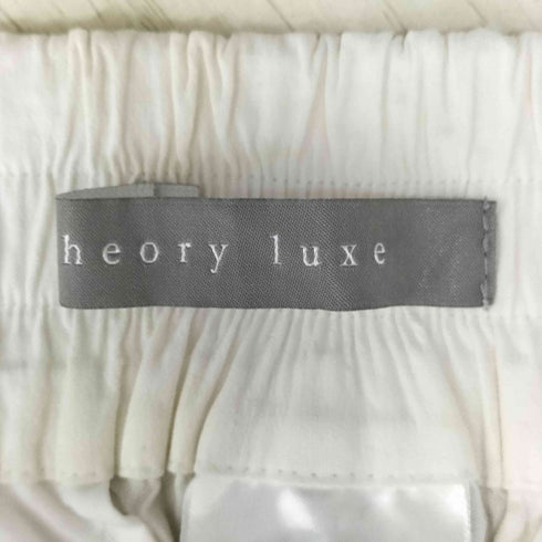 セオリーリュクス theory luxe リネン混 イージーワイドパンツ レディース 34
