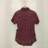 PINGGUOLU チェック柄 スタッズ付き S/S ロングシャツ Y2K cool レディース 40